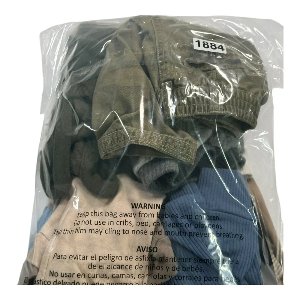 Baby Pants Lot 3-6 Months Cotton Blend Giraffe Bear Print Ribbed Cargo 17 Pieces